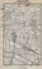 GLASGOW Hotel and Railway Chart. Caledonian central & St Enoch stations 1886 map