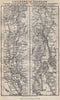 Clyde estuary/river. Lanark Glasgow Hamilton Dumbarton Greenock Rothsay 1886 map