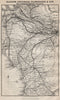 Glasgow Greenock Kilmarnock Ayr Dumbartonshire Railways. Scotland 1886 old map