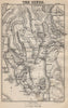 The Firth of Clyde. Estuary. Greencok. Bute. Scotland 1886 old antique map