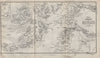 OBAN environs. Ioana Staffa Glencoe Fort William Loch Awe. Scotland 1886 map