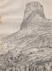 The Sgurr of Eigg. Scotland 1886 old antique vintage print picture