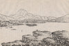 Loch Maree, from near west End. Scotland 1886 old antique print picture