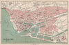 LE HAVRE antique town city plan de la ville. Seine-Maritime 1913 old map