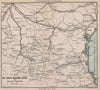 Pyrénées-Orientales. Spas & winter resorts. Andorra 1885 old antique map chart