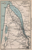 MEDOC or CLARET WINE REGION St Julien Pauillac Margaux Gironde Bordeaux 1885 map