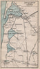 ARCACHON & the LANDES. Bassin d'Arcachon. Gironde 1885 old antique map chart