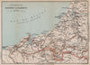 Pays basque français. BAYONNE BIARRITZ. Pyrénées-Atlantiques 1885 old map