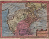 'America Settentrionale'. North America. Bay of the West. BUFFIER 1775 old map