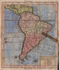 'America Meridionale '. South America. Phantom islands. BUFFIER 1775 old map