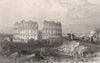 The Amphitheatre of Ej Djem, Tunisia 1840 old antique vintage print picture