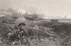 The temples of Juno Lucina, and Concord, at Agrigento, Italy 1840 old print