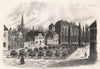 Poznan (Posen). Poland 1835 old antique vintage print picture