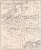 Polish–Lithuanian Commonwealth 1835 old antique vintage map plan chart