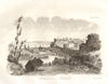 Kamieniec-Podolski. Ukraine 1835 old antique vintage print picture