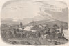 Mountain of St. Bronislava, near Cracow (Krakow). Poland 1835 old print