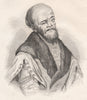 Stanislaw Pszonka, founder of the Babin Republic. Poland 1835 old print