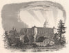 The Castle of Königsberg (Kaliningrad). Russia 1835 old antique print picture