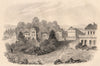 Tomaszów Mazowiecki. Poland 1835 old antique vintage print picture