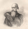 Stefan Czarniecki. Poland 1835 old antique vintage print picture