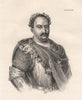 Jan III Sobieski. Poland 1835 old antique vintage print picture