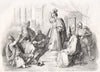 Coronation of Boleslaw the Great, in Gniezno. Poland 1836 old antique print