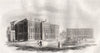 Krasinski Palace. Poland 1836 old antique vintage print picture