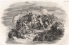 Boleslaw the Bold crossing the Passarge (Pasleka). Poland 1836 print