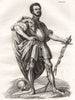 Zbigniew, son of King Wladislas I. Poland 1836 old antique print picture