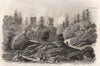 Kaluza (Maniawa). Ukraine 1836 old antique vintage print picture