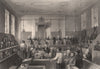 Central Criminal Court, Old Bailey. LONDON INTERIORS 1841 antique print