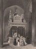 Queen Elizabeth's tomb. Henry VIIth Chapel, Westminster Abbey. LONDON 1841
