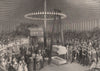 Prince Albert laying the keystone of the new Royal Exchange, 1842. LONDON 1841