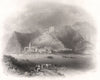 Burgruine Dürnstein, Austria. Danube Donau. BARTLETT 1840 old antique print