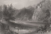 Burg Krempelstein Castle, Schneiderschlössl, Pyrawang Austria. Danube Donau 1840