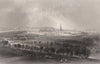 View of Vienna, Austria. Wien. BARTLETT 1840 old antique vintage print picture