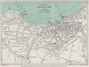 COLWYN BAY vintage town/city plan. Wales. WARD LOCK 1950 old vintage map chart
