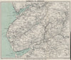 SNOWDONIA SOUTH. Cader Idris. Barmouth Dolgellau Aberdovey. WARD LOCK 1923 map
