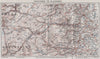 NORTH CENTRAL WALES. Ellesmere Bala Llangollen Wrexham Oswestry 1935 old map