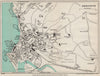 ABERYSTWYTH vintage town/city plan. Wales. WARD LOCK 1948 old vintage map