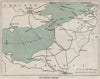 THE ENGLISH CHANNEL. Ferry routes. Ports. WARD LOCK 1926 old vintage map chart