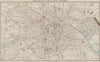 BRUSSELS BRUXELLES vintage town/city plan. Belgium. WARD LOCK 1926 old map