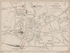CHICHESTER vintage town/city plan. Sussex. WARD LOCK 1922 old antique map