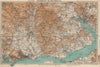 THE NEW FOREST & environs. Bournemouth Southampton Ringwood. WARD LOCK 1936 map