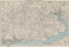 THE NEW FOREST & environs. Bournemouth Southampton Ringwood. WARD LOCK 1933 map