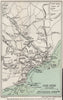 LYME REGIS vintage town/city plan. Dorset. WARD LOCK 1952 old vintage map