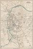 CAMBRIDGE vintage town/city plan. Cambridgeshire. WARD LOCK 1949 old map