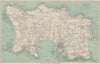 JERSEY. St Helier. Channel Islands. WARD LOCK 1921 old antique map plan chart