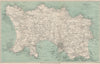JERSEY. St Helier. Channel Islands. WARD LOCK 1921 old antique map plan chart