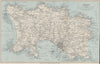 JERSEY. St Helier. Channel Islands. WARD LOCK 1930 old vintage map plan chart